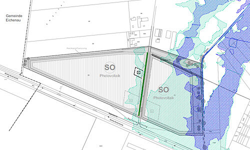 1. Änderung des Bebauungsplanes Nr. 54 „Solarpark Roggensteiner Straße